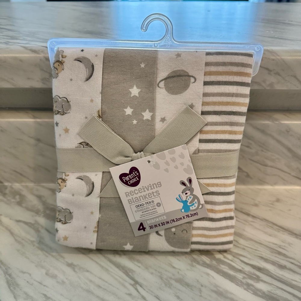 Parent's Choice Baby Receiving Blankets Set